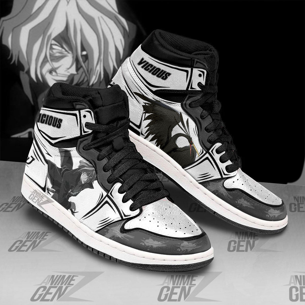 Cowboy Bebop Vicious JD Sneakers Custom Anime Shoes