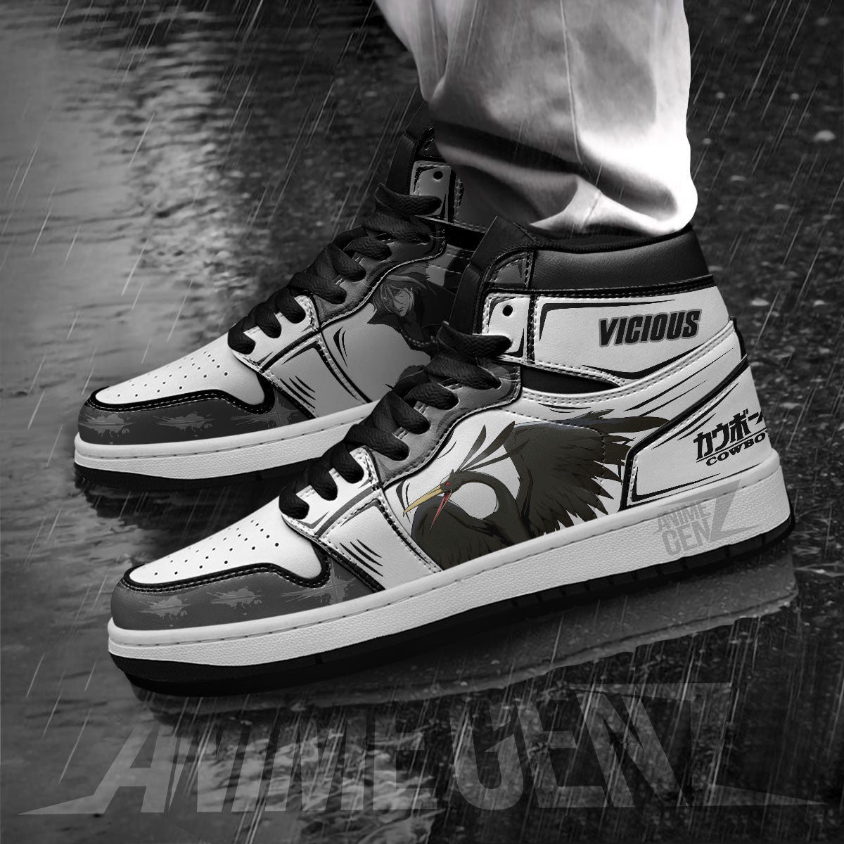 Cowboy Bebop Vicious JD Sneakers Custom Anime Shoes