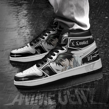 JD Sneakers Death Note L Custom Anime Shoes