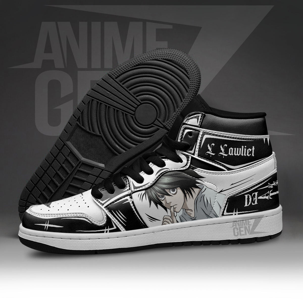 JD Sneakers Death Note L Custom Anime Shoes
