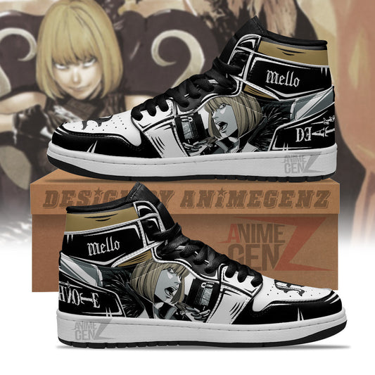 JD Sneakers Death Note Mello Custom Anime Shoes
