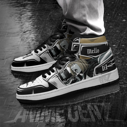 JD Sneakers Death Note Mello Custom Anime Shoes