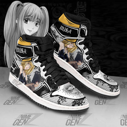 JD Sneakers Death Note Misa Amane Custom Anime Shoes