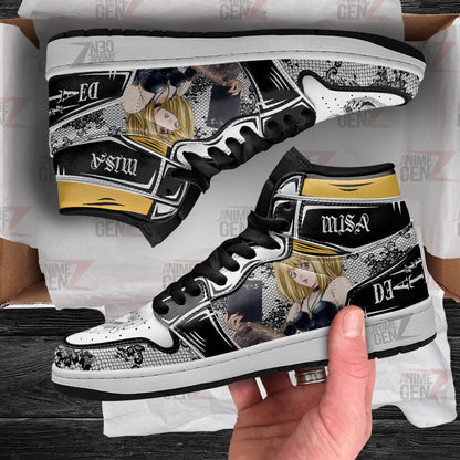 JD Sneakers Death Note Misa Amane Custom Anime Shoes
