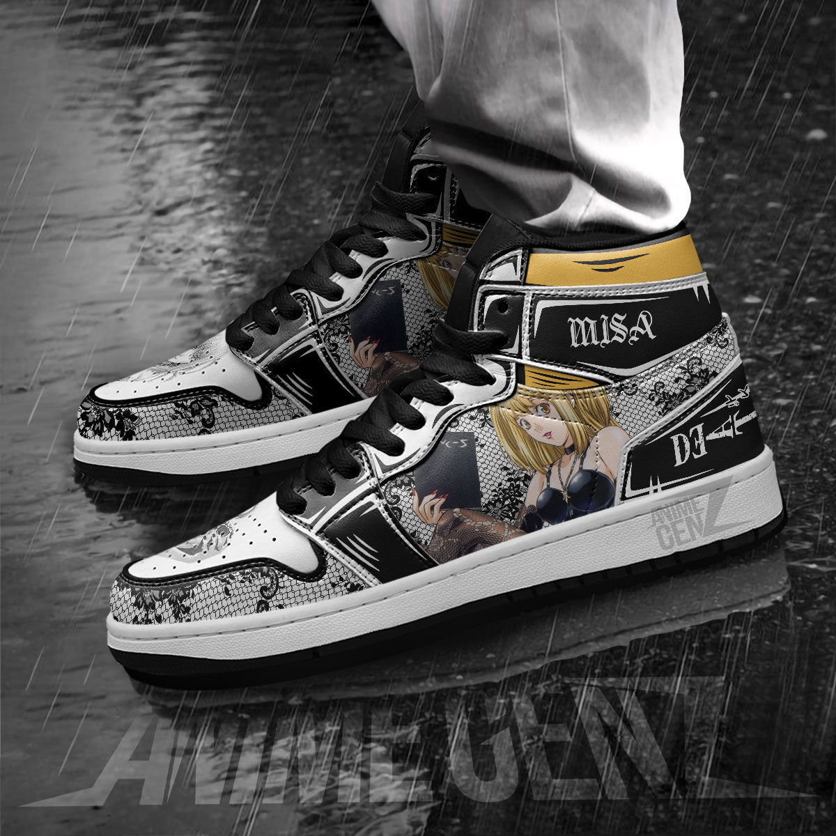 JD Sneakers Death Note Misa Amane Custom Anime Shoes