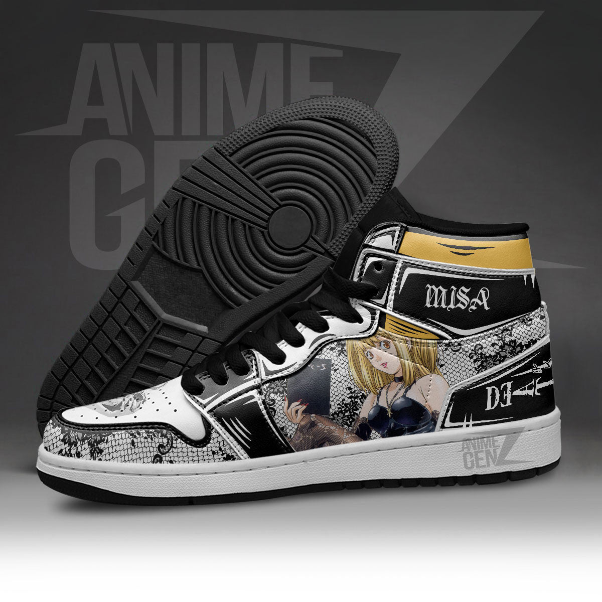 JD Sneakers Death Note Misa Amane Custom Anime Shoes