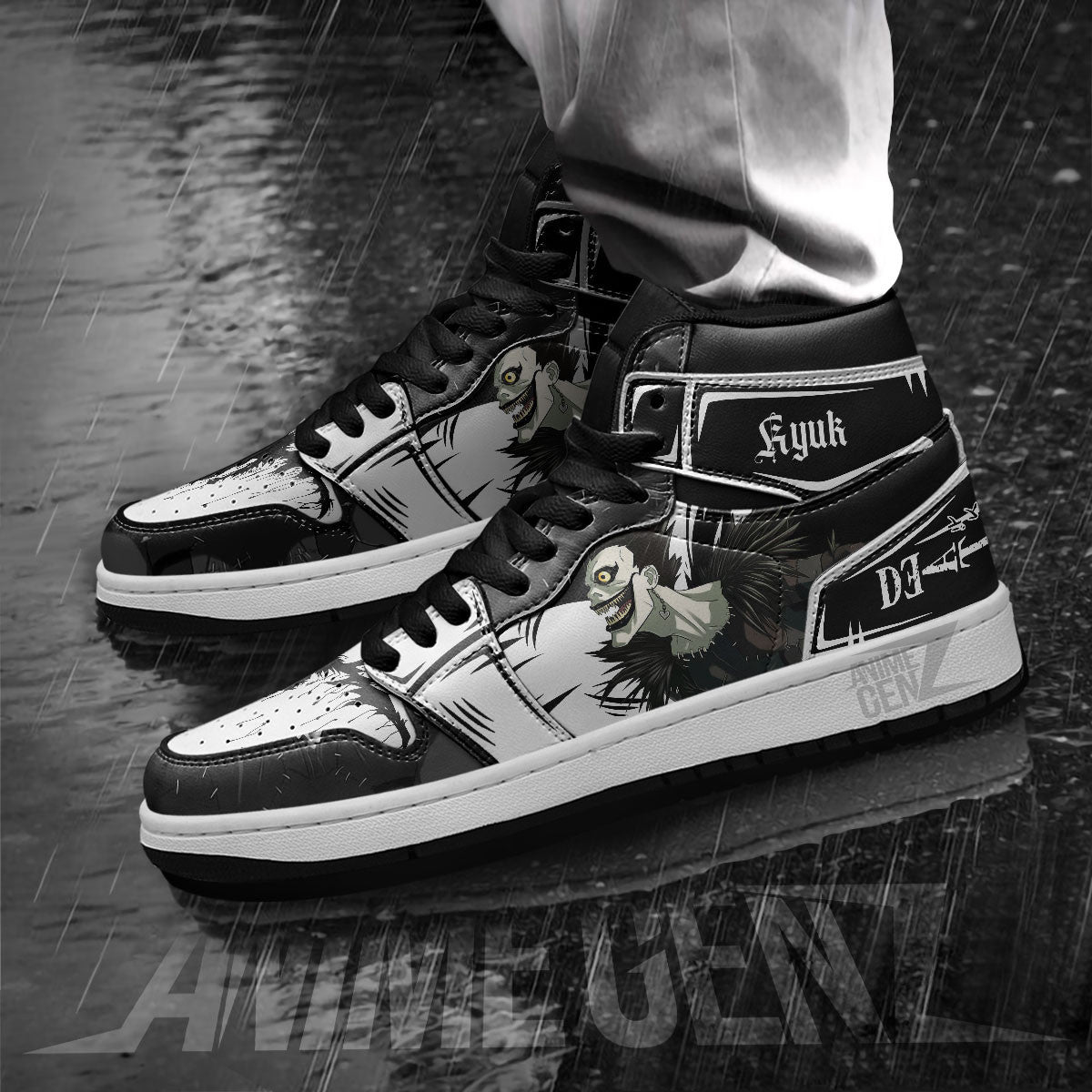 JD Sneakers Death Note Ryuk Custom Anime Shoes