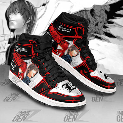 JD Sneakers Death Note Yagami Light Custom Anime Shoes
