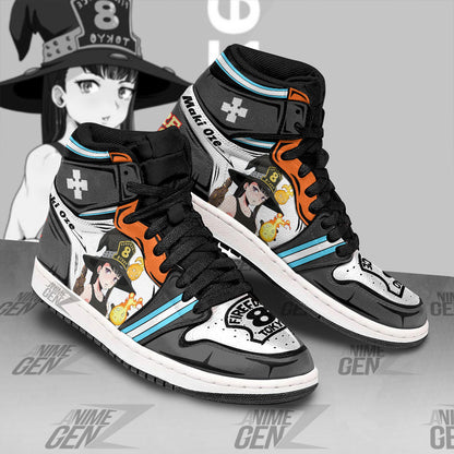 JD Sneakers Fire Force Maki Oze Custom Anime Shoes