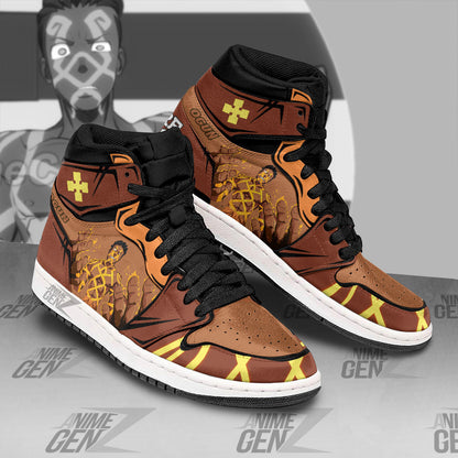 JD Sneakers Fire Force Ogun Montgomery Custom Anime Shoes