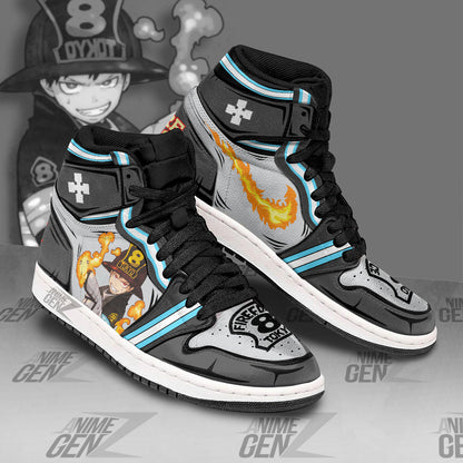 JD Sneakers Fire Force Shinra Kusakabe Custom Anime Shoes