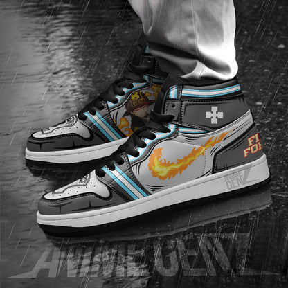 JD Sneakers Fire Force Shinra Kusakabe Custom Anime Shoes