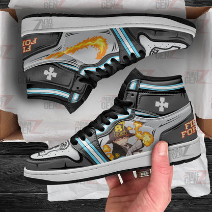 JD Sneakers Fire Force Shinra Kusakabe Custom Anime Shoes