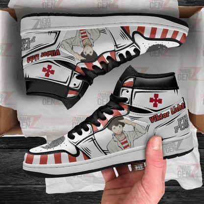 JD Sneakers Fire Force Viktor Licht Custom Anime Shoes