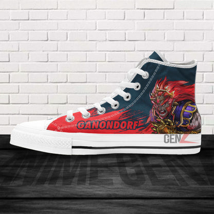 Legend Of Zelda Ganondorf High Top Shoes Custom Anime Shoes