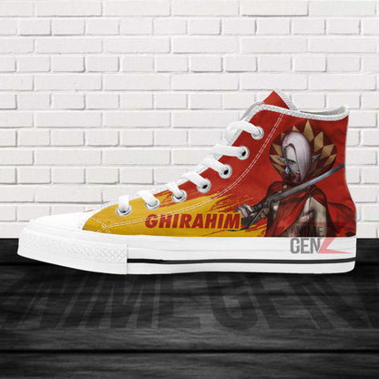 Legend Of Zelda Ghirahim High Top Shoes Custom Anime Shoes