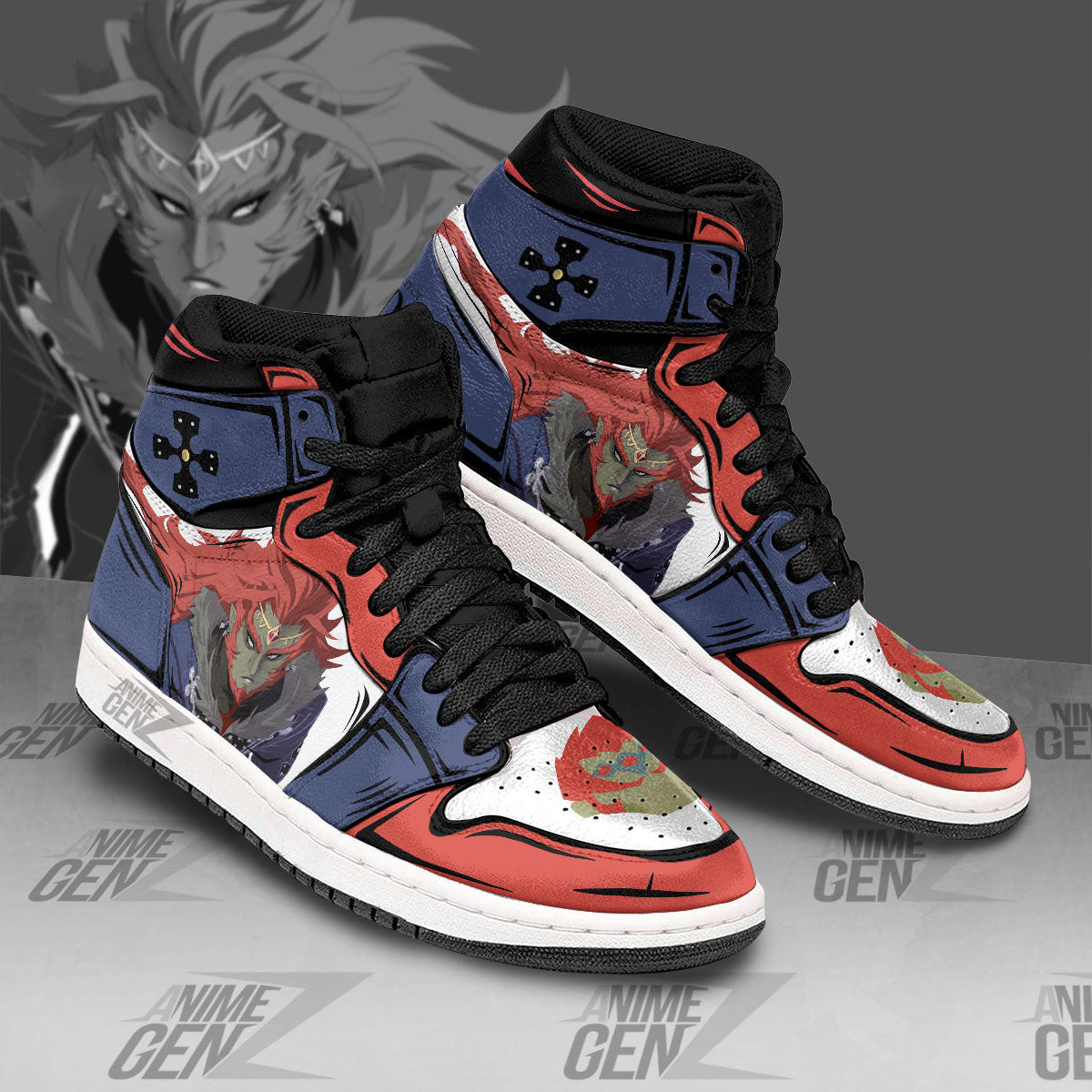 Legend Of Zelda Ganondorf JD Sneakers Custom Anime Shoes