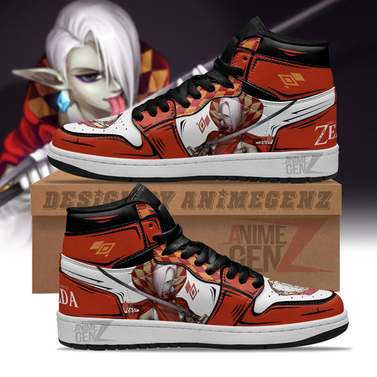Legend Of Zelda Ghirahim JD Sneakers Custom Anime Shoes