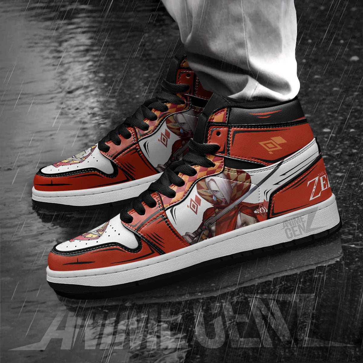 Legend Of Zelda Ghirahim JD Sneakers Custom Anime Shoes