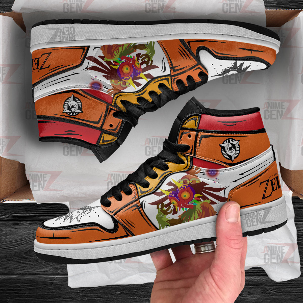 Legend Of Zelda Skull Kid JD Sneakers Custom Anime Shoes