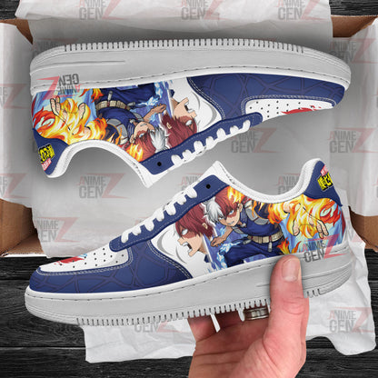 BNHA Asui Tsuyu Air Sneakers Custom Anime Shoes