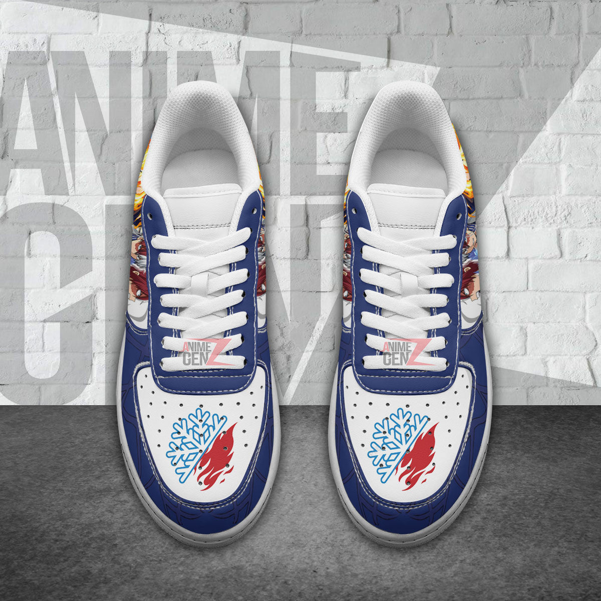 BNHA Asui Tsuyu Air Sneakers Custom Anime Shoes