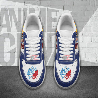 BNHA Asui Tsuyu Air Sneakers Custom Anime Shoes