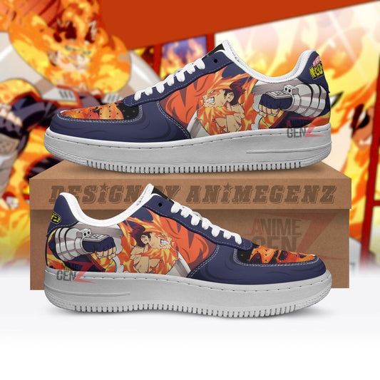 BNHA Enji Todoroki Endeavor Air Sneakers Custom Anime Shoes