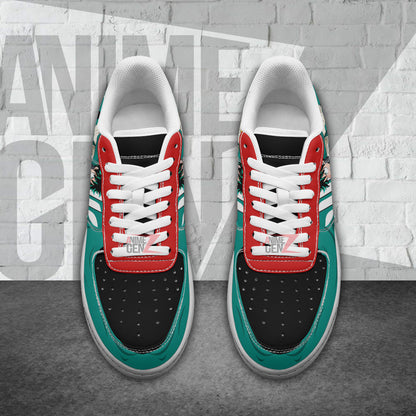 BNHA Midoriya Izuku Deku Air Sneakers Custom Anime Shoes