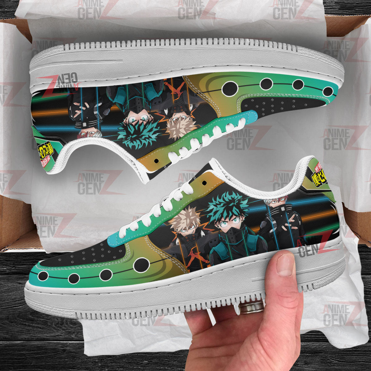 BNHA Three Musketeers Air Sneakers Custom Anime Shoes