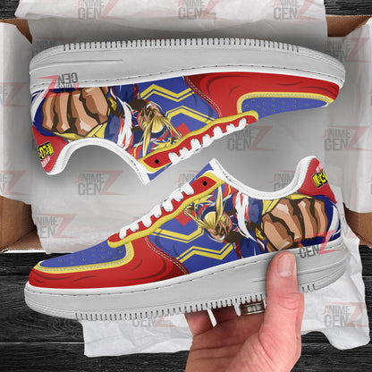 BNHA Toshinori Yagi - All Might Air Sneakers Custom Anime Shoes