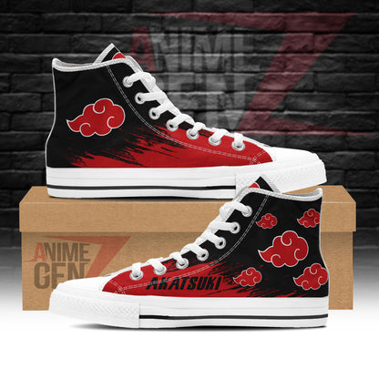 Aktasuki Cloud High Top Shoes Custom Anime Sneakers