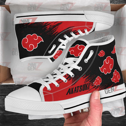 Aktasuki Cloud High Top Shoes Custom Anime Sneakers