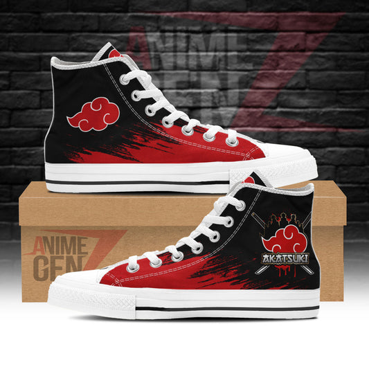 Aktasuki Cloud High Top Shoes Custom Anime Sneakers