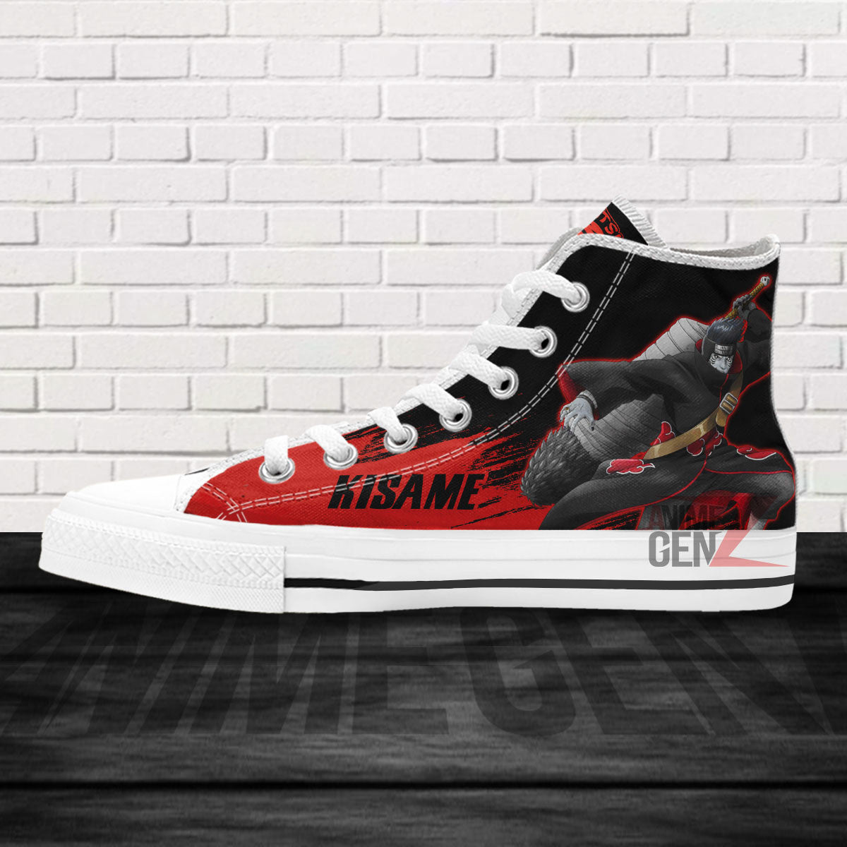 Aktasuki Kisame High Top Shoes Custom Anime Sneakers