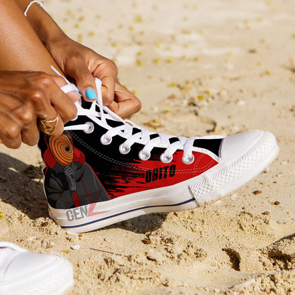 Aktasuki Obito High Top Shoes Custom Anime Sneakers