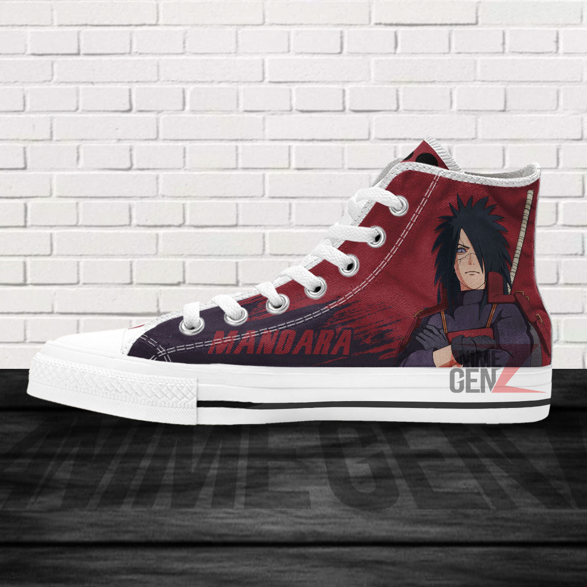Naruto Madara High Top Shoes Custom Anime Shoes