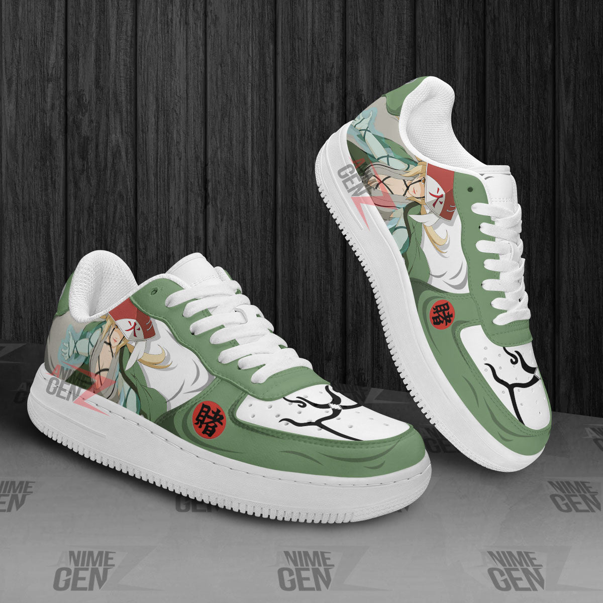 Naruto Tsunade Air Sneakers Custom Anime Shoes