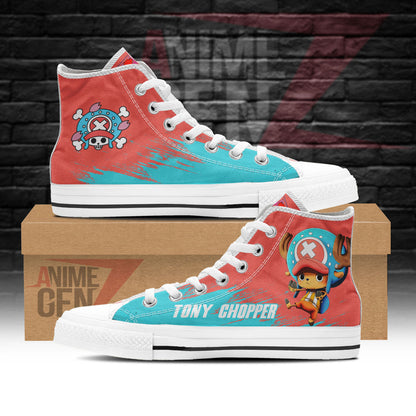 One Piece Tony Tony Chopper High Top Shoes Custom Anime Sneakers