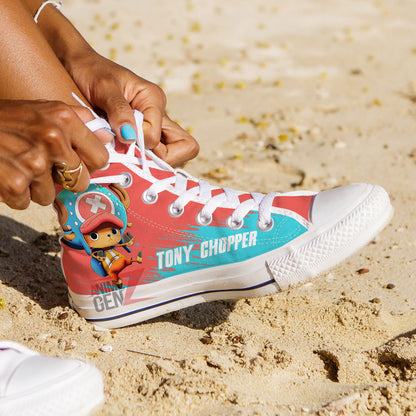 One Piece Tony Tony Chopper High Top Shoes Custom Anime Sneakers
