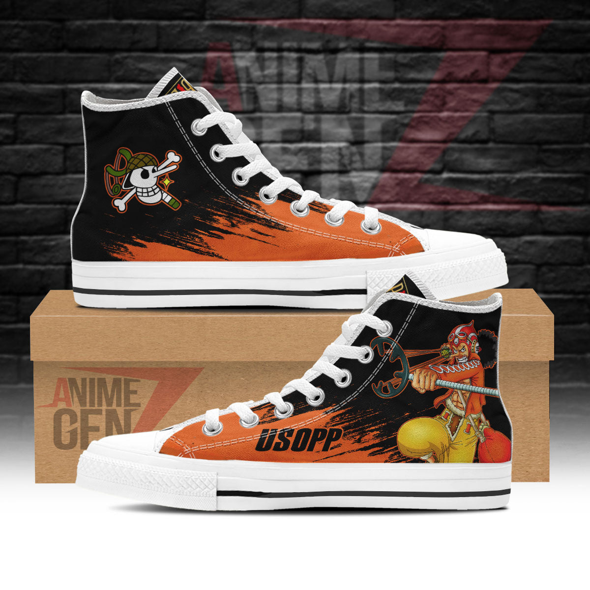 One Piece Usopp High Top Shoes Custom Anime Sneakers