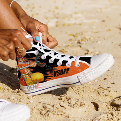 One Piece Usopp High Top Shoes Custom Anime Sneakers