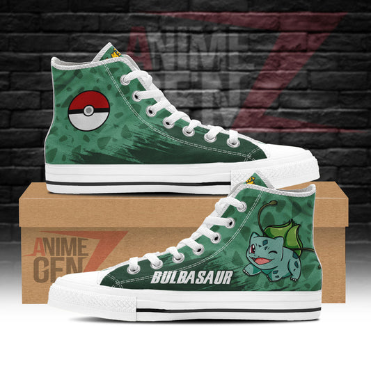 Pokemon Bulbasaur High Top Shoes Custom Anime Sneakers
