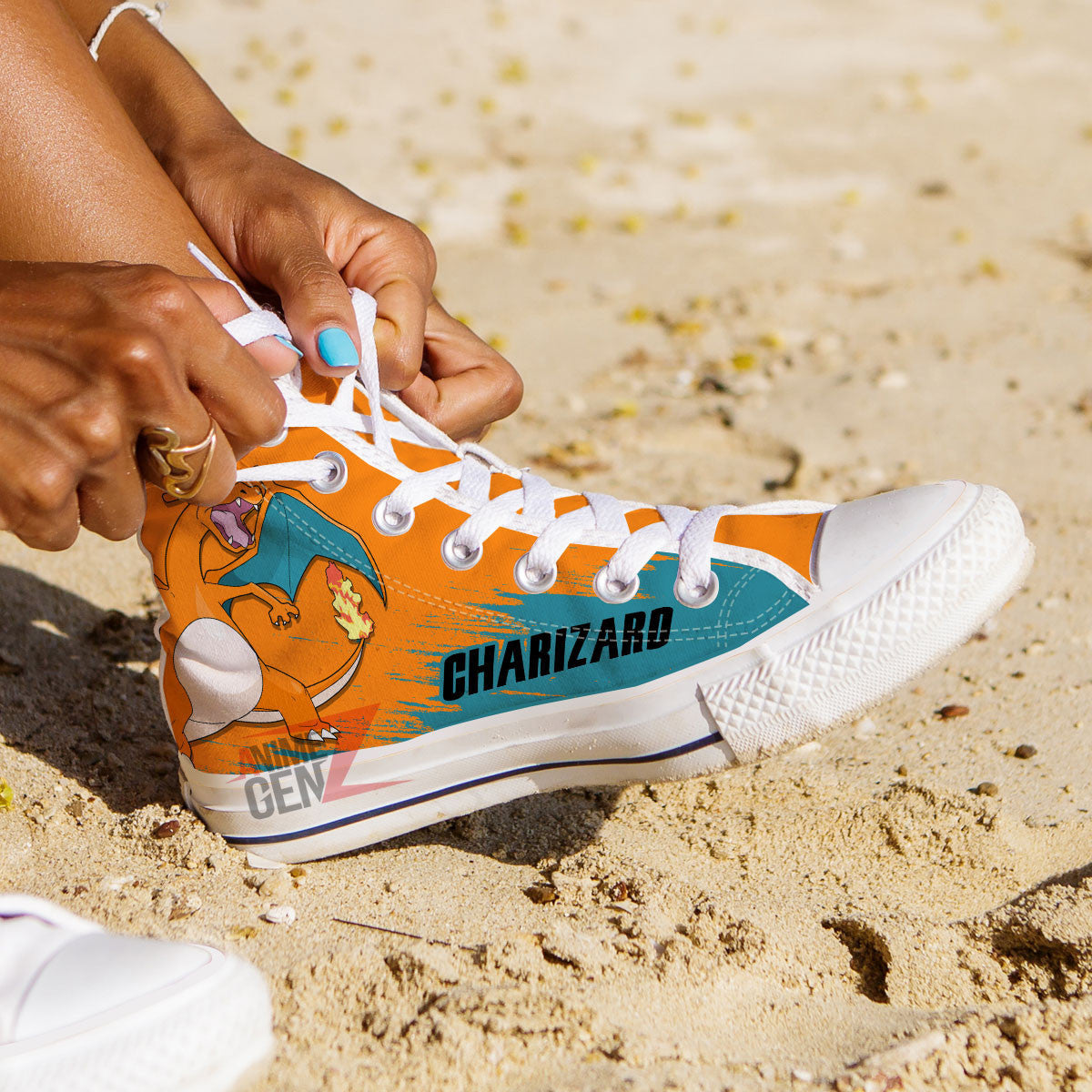 Pokemon Charizard High Top Shoes Custom Anime Sneakers