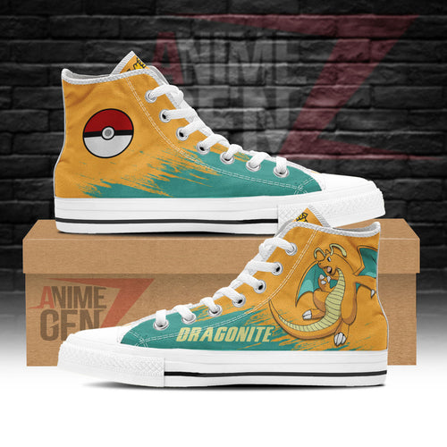 Pokemon Dragonite High Top Shoes Custom Anime Sneakers