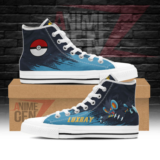 Pokemon Luxray High Top Shoes Custom Anime Sneakers