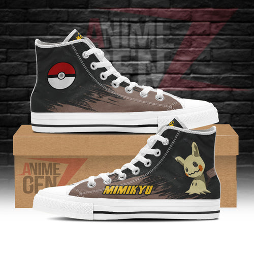 Pokemon Mimikyu High Top Shoes Custom Anime Sneakers