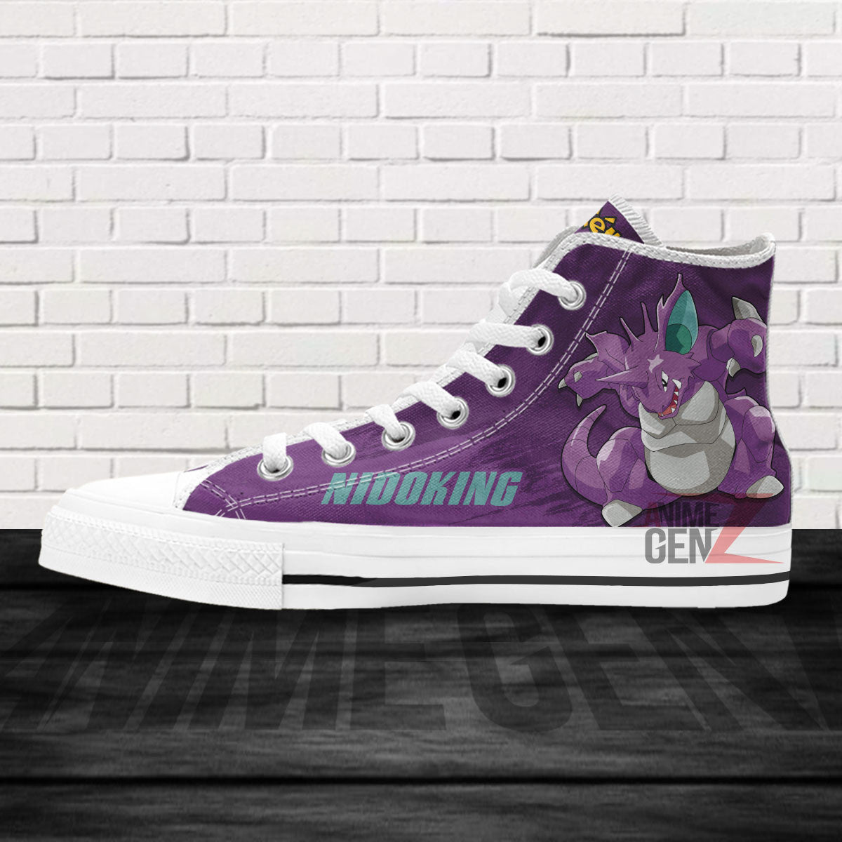 Pokemon Nidoking High Top Shoes Custom Anime Sneakers