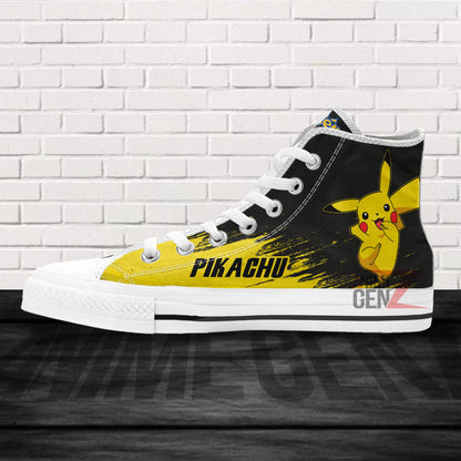 Pokemon Pikachu High Top Shoes Custom Anime Sneakers
