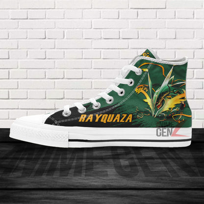 Pokemon Rayquaza High Top Shoes Custom Anime Sneakers